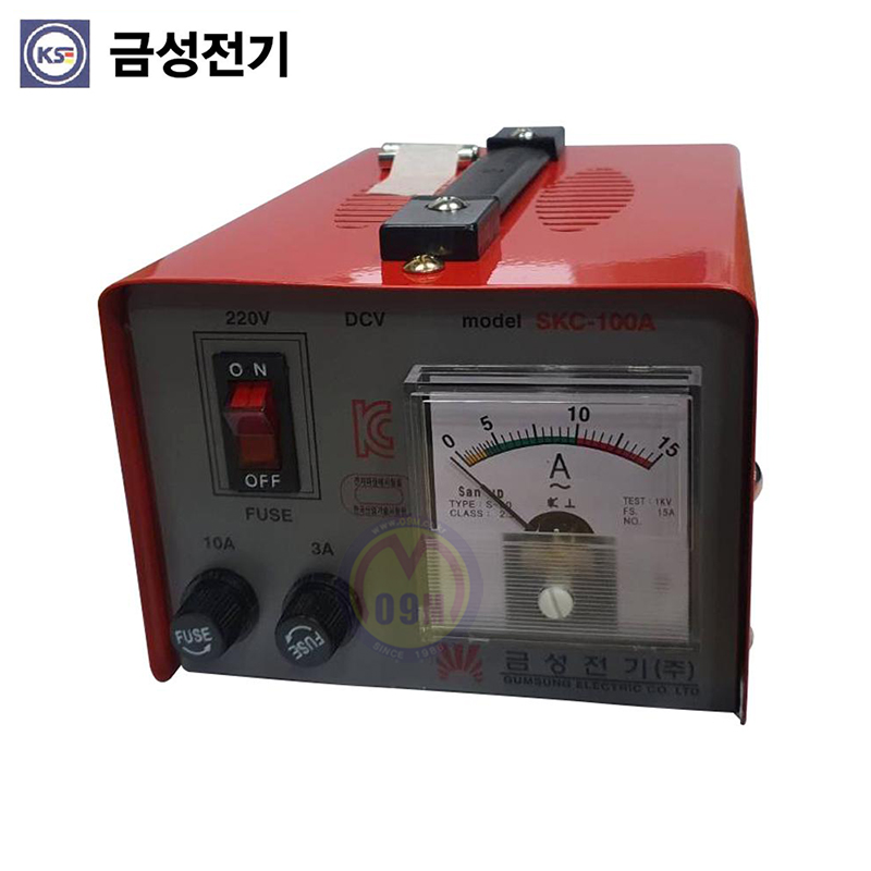 금성전기 배터리충전기 SKC100A(소형) 밧데리충전기  743-0015 : 공구엠