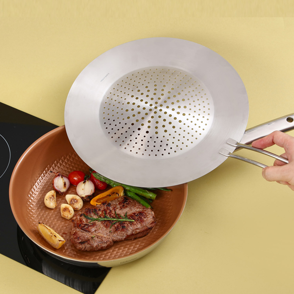 에델코첸 프라이팬 뚜껑 덮개 32cm 멀티커버 선물세트 - 메인 이미지