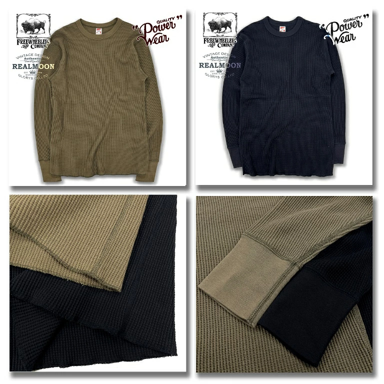 프리휠러스 CREW NECKED THERMAL 와플 긴팔 티셔츠 2435003 - 상세 이미지 2