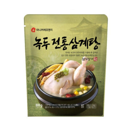 마니커 삼계명가 녹두 전통삼계탕 800g 1개