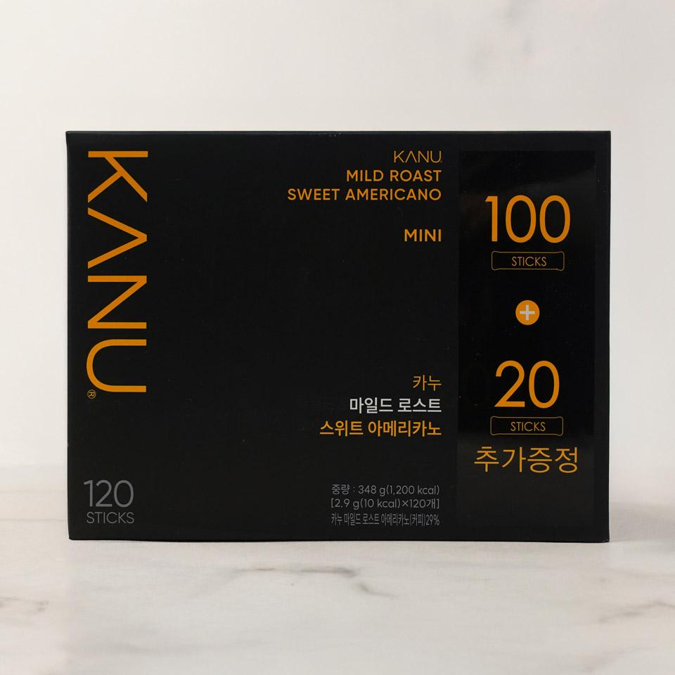 메가마트 동서 맥심 카누 미니 마일드 스위트 아메리카노 0.9gx100T