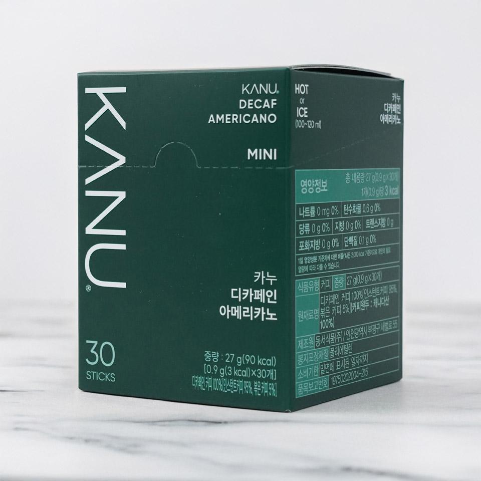 메가마트 동서 맥심 카누 미니 디카페인 아메리카노 0.9gx30T - 상세 이미지 2