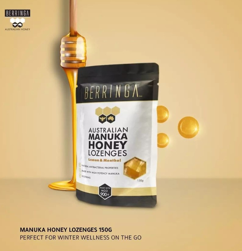 (1+1+1 이벤트) 국내배송 호주 베링가 BERRINGA 마누카 허니 로젠지 사탕 150g - 상세 이미지 2