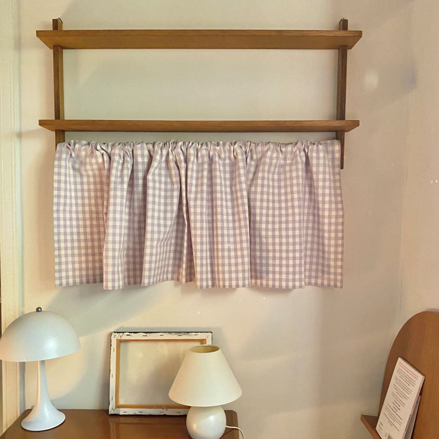 목화베리 가리개 커튼 창문 가림막 주방바란스커튼 주문제작 크림바닐라