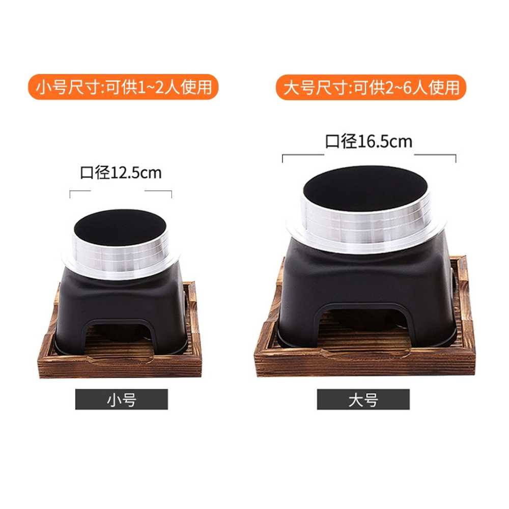 뚝빼기 일본 가마솥 돌솥밥 만능 화덕 1인 밥솥 소형 12.5CM - 상세 이미지 5