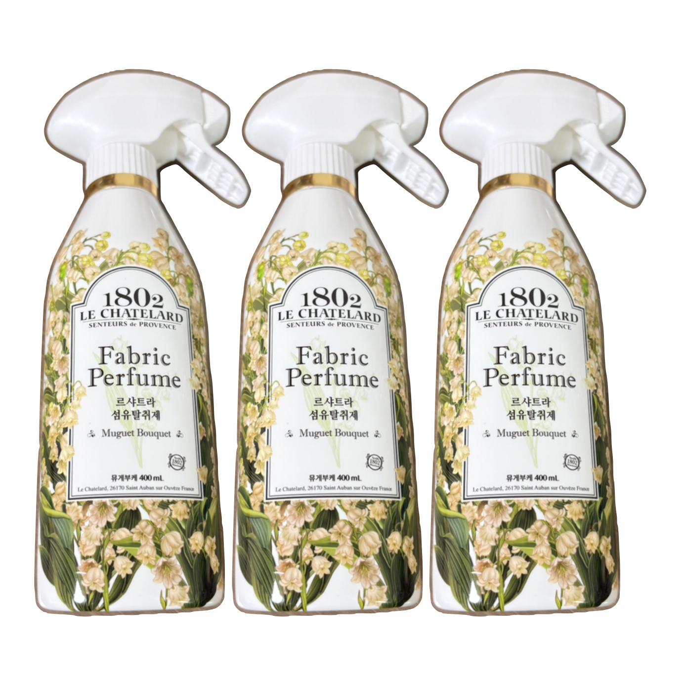 르샤트라 섬유탈취제 뮤게 400ml x 3개 : 비하이브 리테일