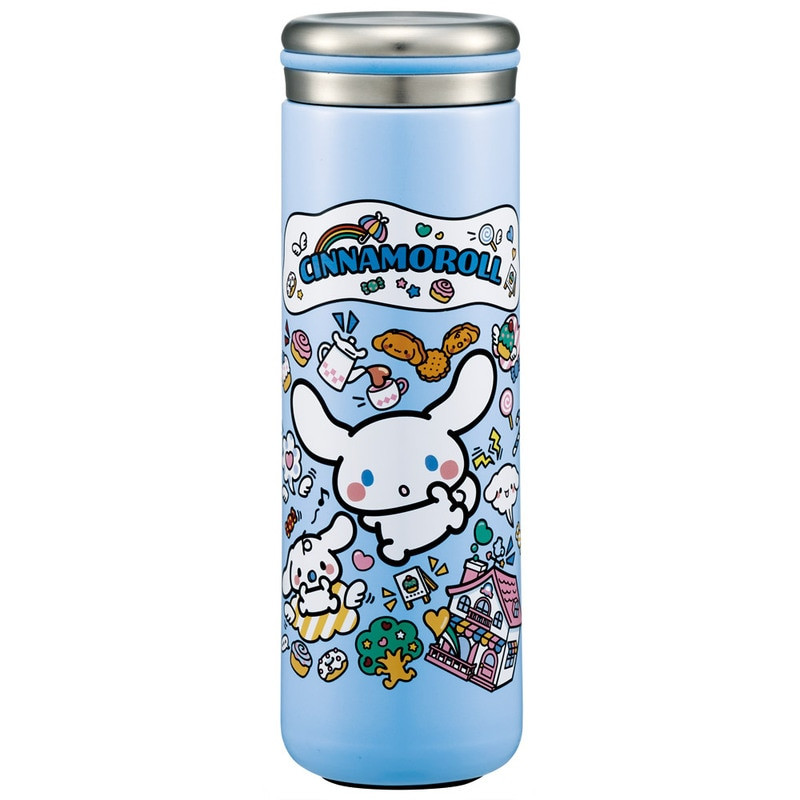 [발주상품 2~4 영업일 후 발송예정] 스케이터 산리오 시나모롤 캐릭터 스테인리스 머그 보틀 280ml STX3 - 주방·식기 - 하카타몰