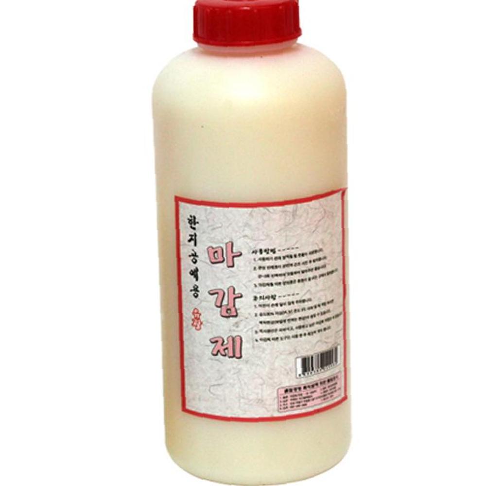 한지공예 유광 마감재 대용량 1000ml 전통공예 DIY 공예도료 : 뮤프리즘