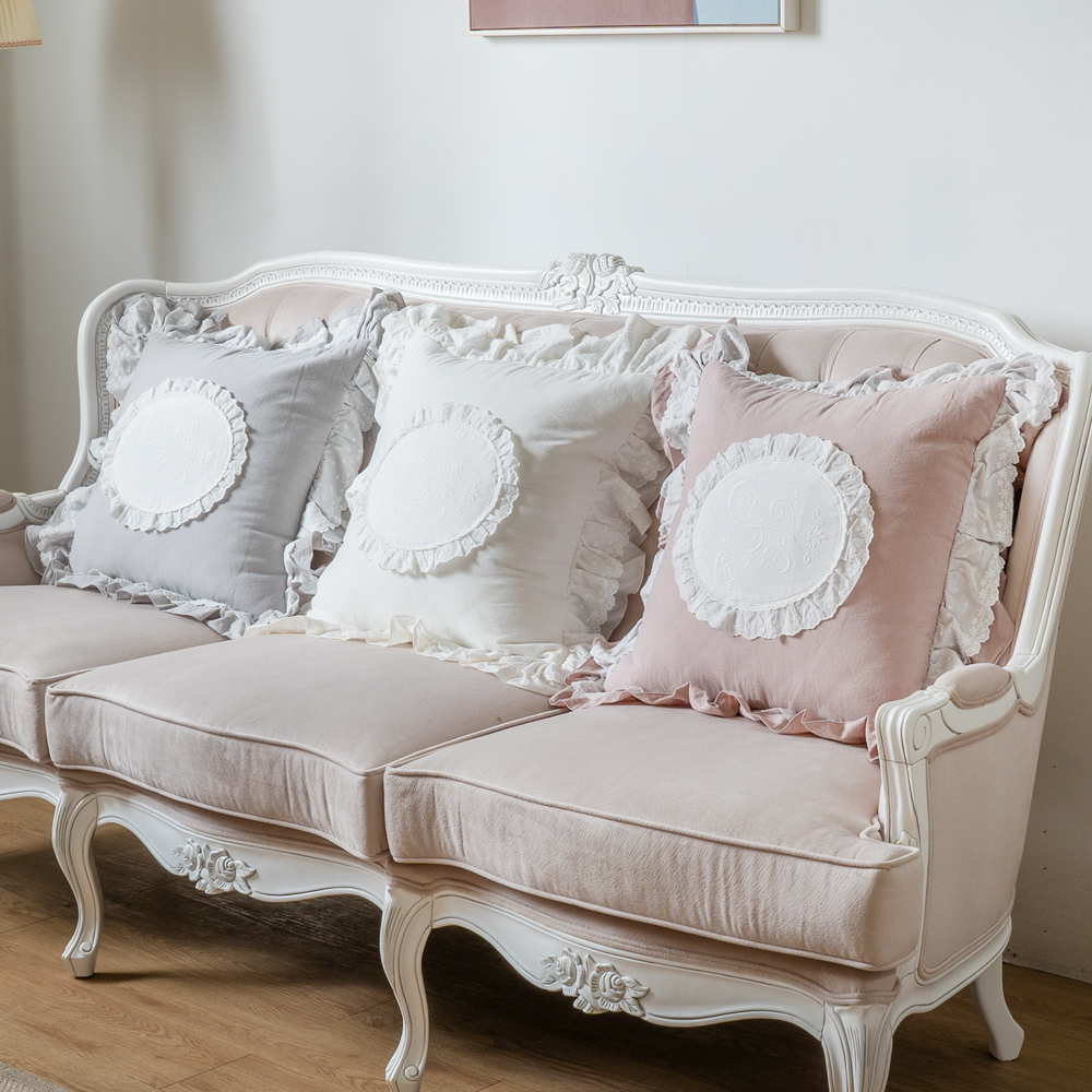 꼬떼프 북유럽 거실 쇼파 쿠션 커버 린넨 원단 인테리어 사각 패브릭 1.화이트(솜X), 50cm x 50cm