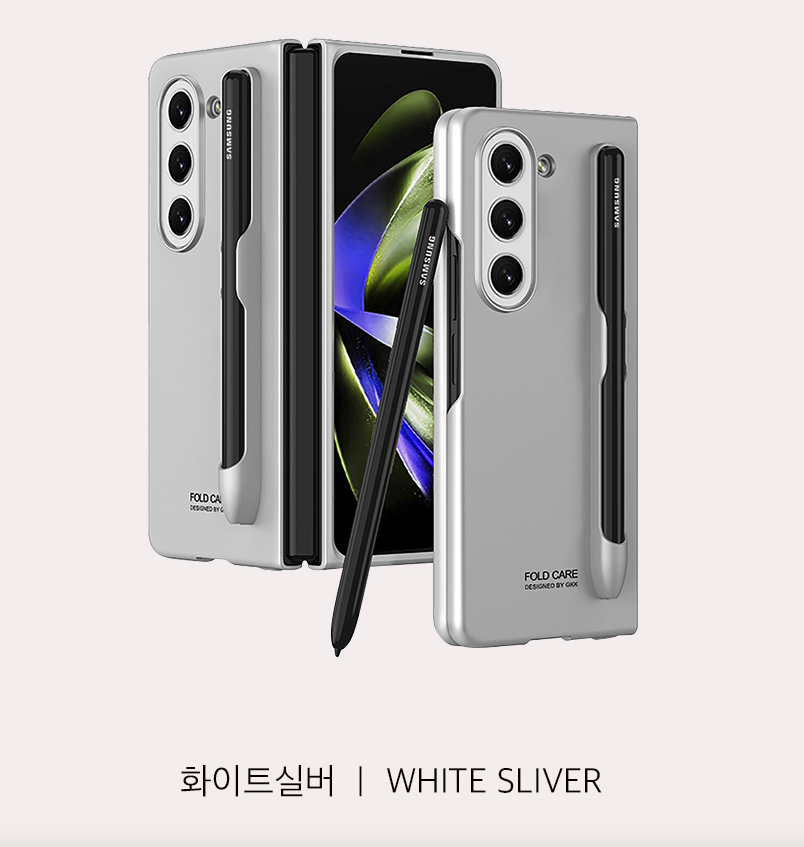 갤럭시 Z폴드 케이스 S펜 수납 슬림 블루그린, 갤럭시Z 폴드5 - 상세 이미지 4