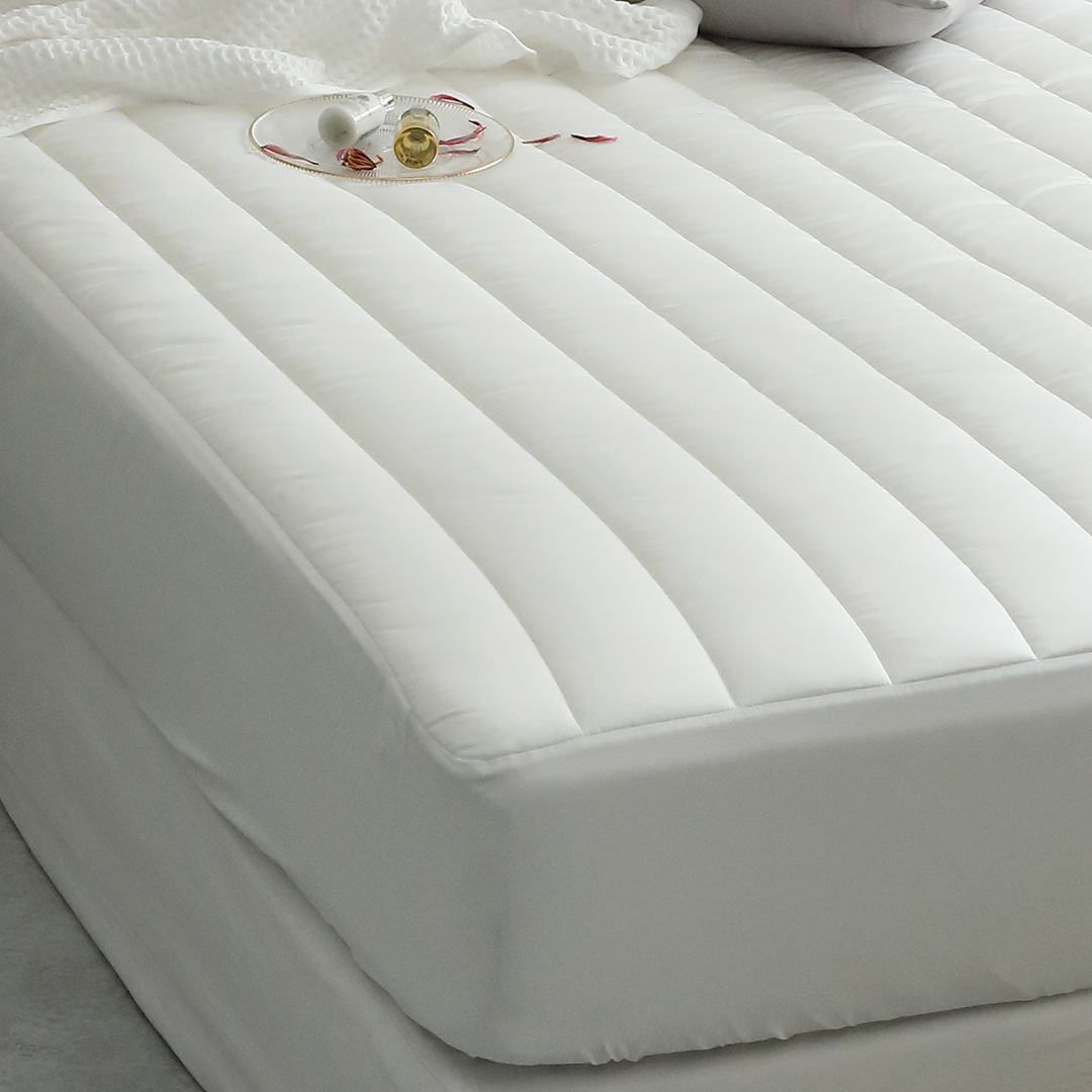 순면 화이트 누빔 두꺼운 침대 매트리스 커버 이스턴킹