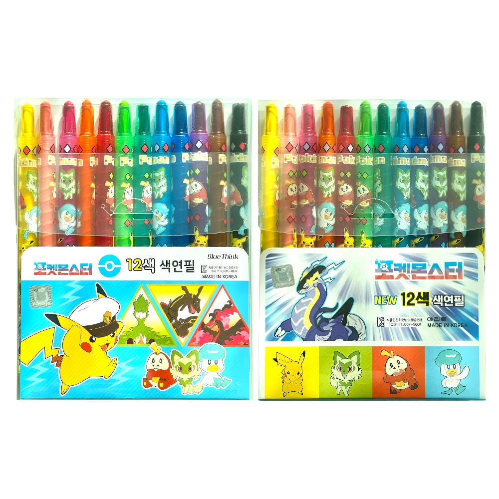 포켓몬 색연필 싸인펜 세트 12색 - 상세 이미지 2