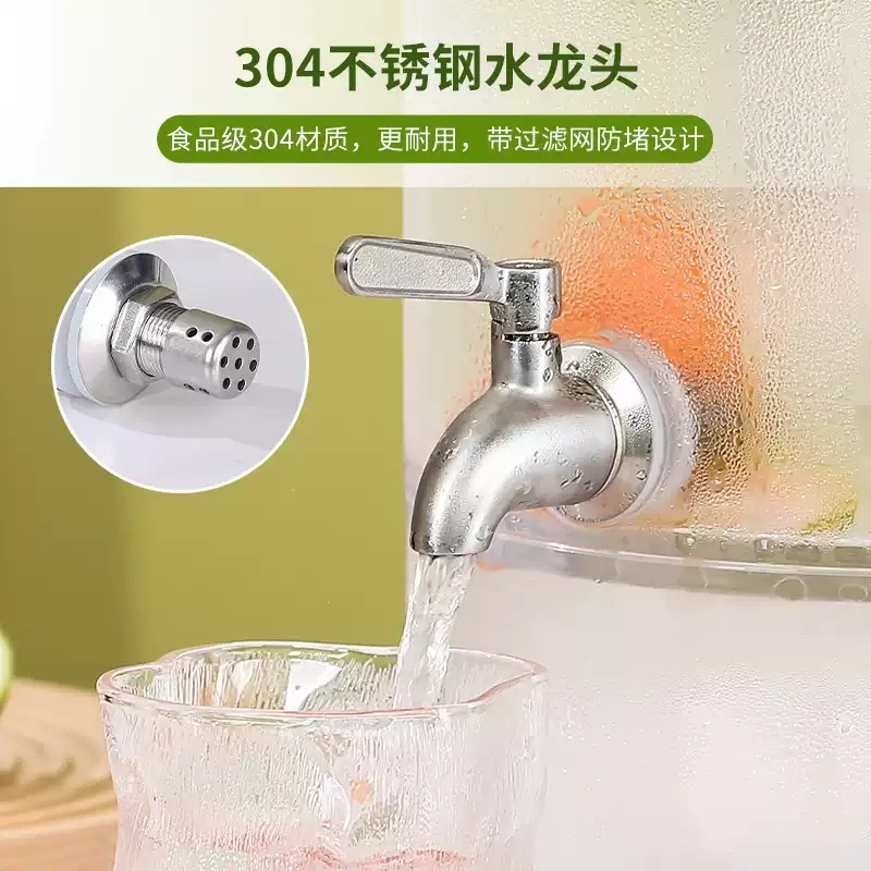 음료디스펜서 내열유리 용기 캔음료 음료수 냉장고 냉장고정리 정리 쥬스 보관 - 상세 이미지 3