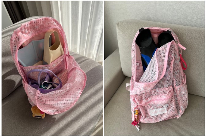 사이드킥 메쉬 백팩 가방 수영가방 메시  Ver1