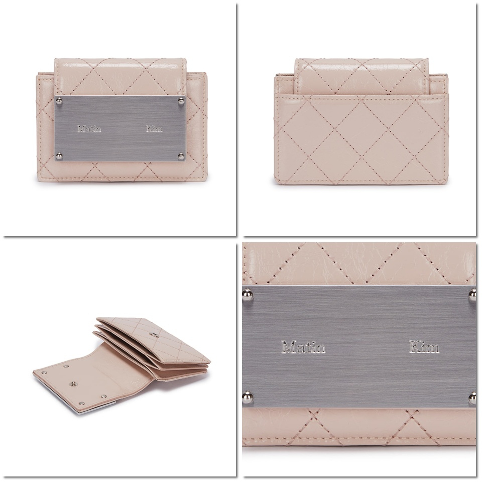 🖤 [국내매장판] 마뗑킴 QUILTING ACCORDION WALLET 💼 5가지 컬러 💎 고급스러운 퀼팅 디자인, 무드! 📂아코디언 구조로 넉넉한 수납력 & 실용성 UP! 상세 이미지 30