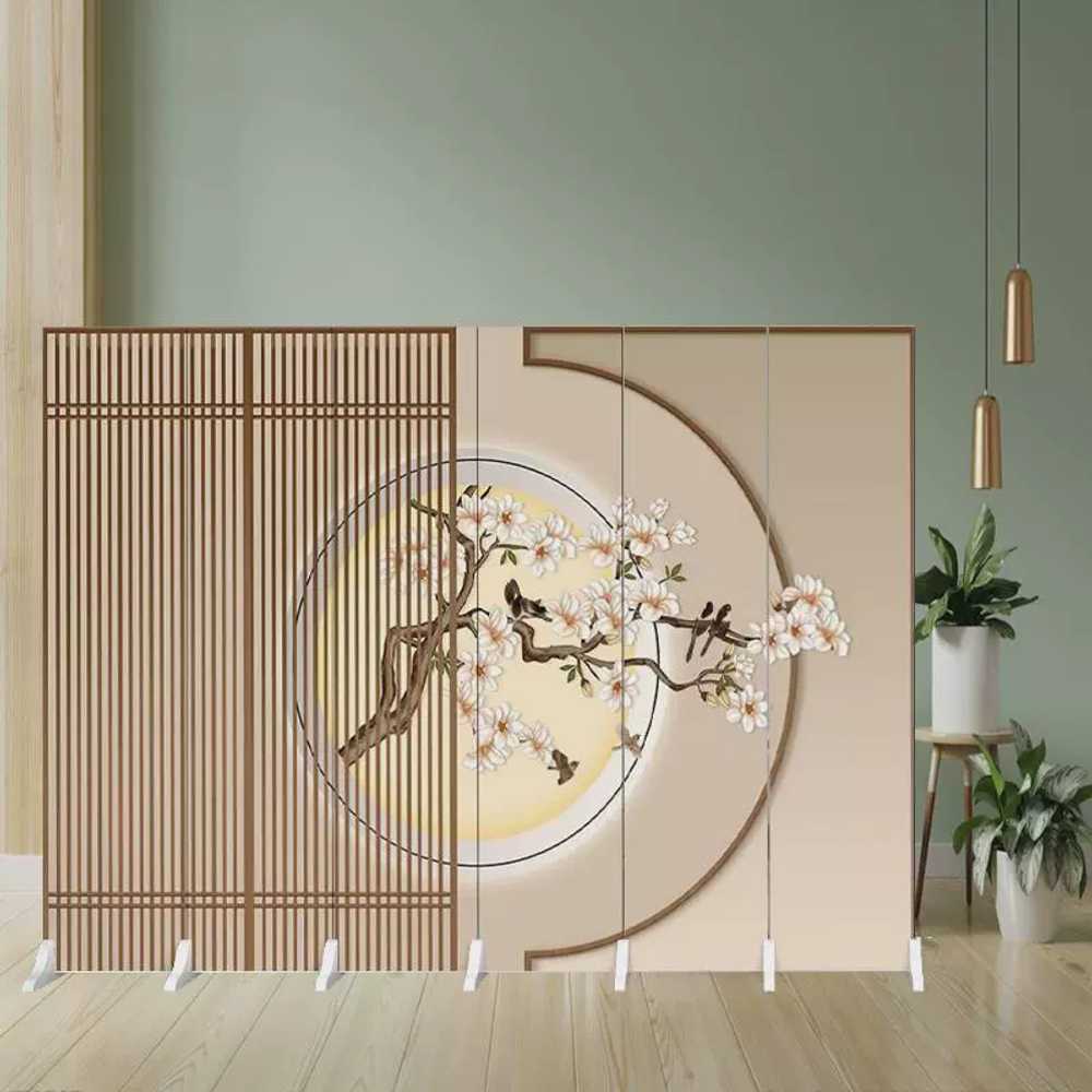 민화 차례 병풍 장식 환갑 고화 상품 호텔 설날 산수화 1.(디자인사진참조 높이1.8m 폭2.4m) - 상세 이미지 5