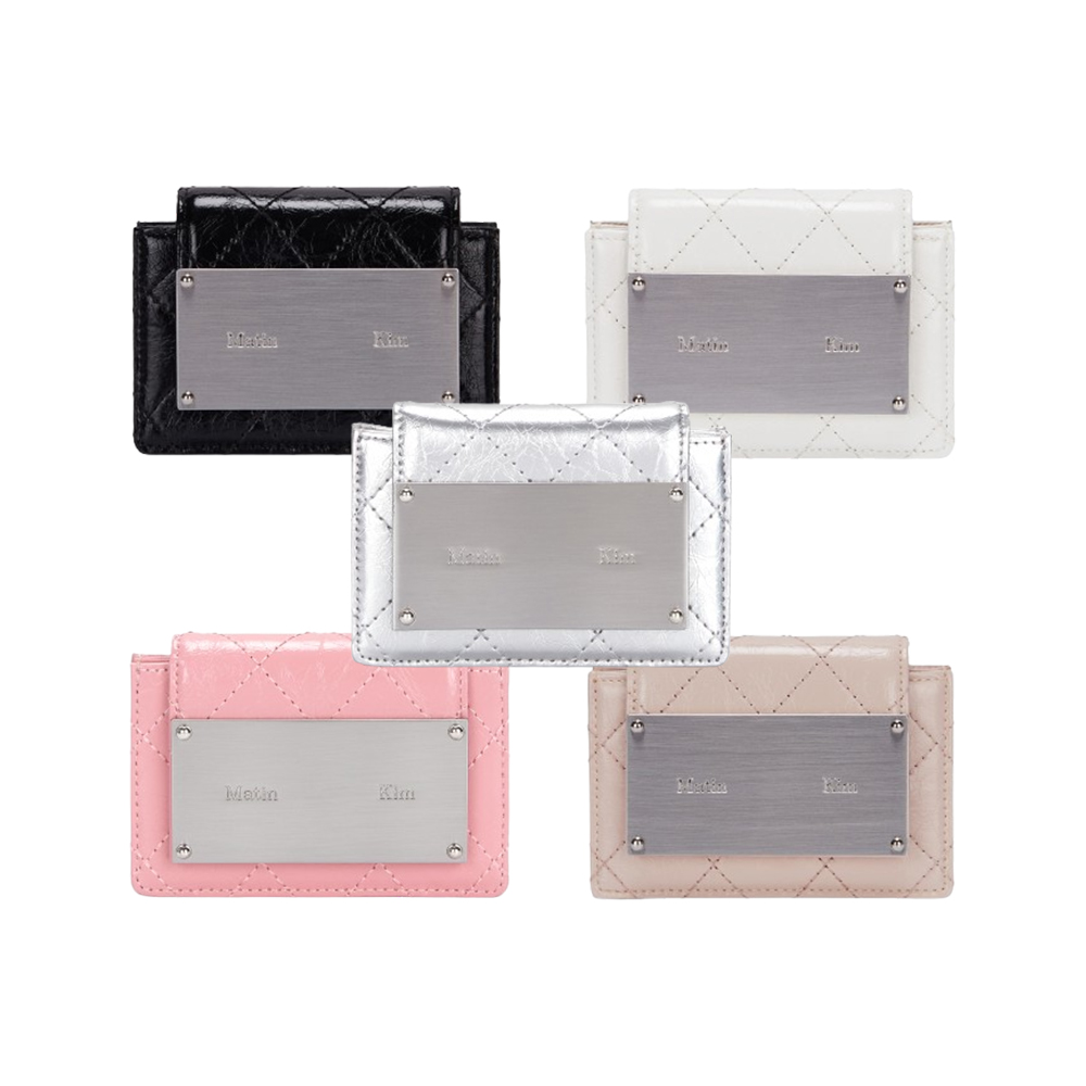 🖤 [국내매장판] 마뗑킴 QUILTING ACCORDION WALLET 💼 5가지 컬러 💎 고급스러운 퀼팅 디자인, 무드! 📂아코디언 구조로 넉넉한 수납력 & 실용성 UP! 상세 이미지 9