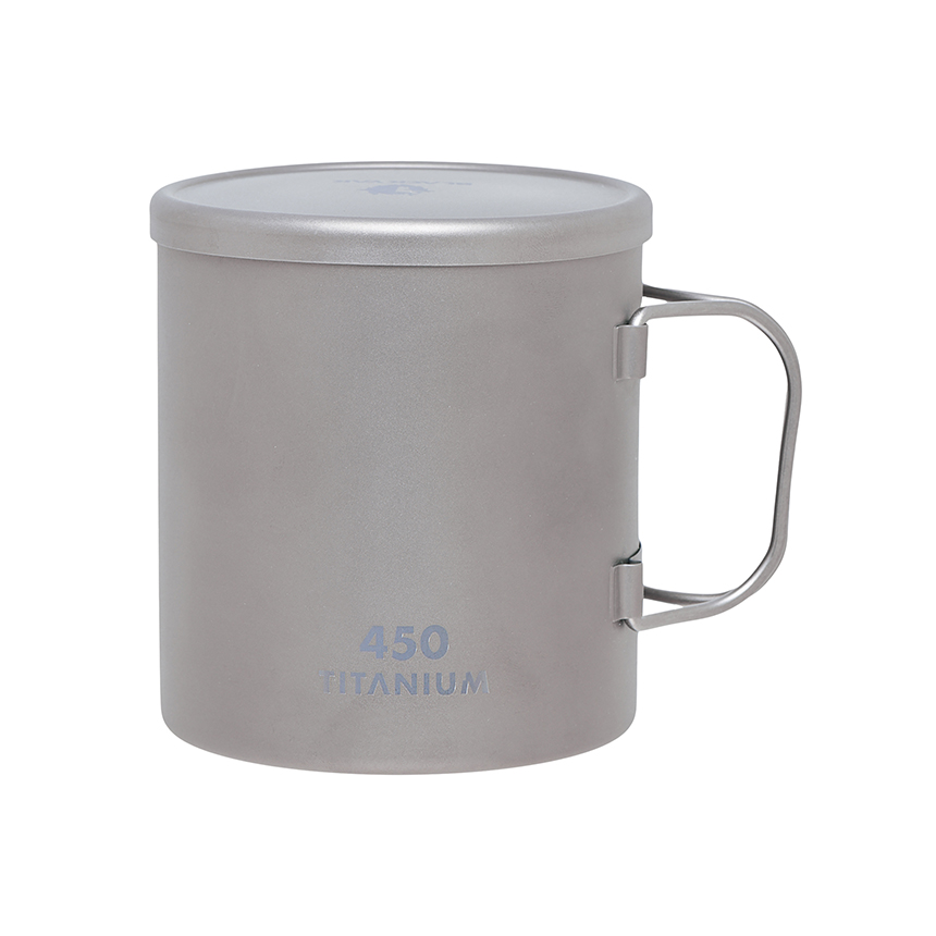 블랙야크 등산 캠핑 티타늄 450ml 이중진공구조 가벼운 티탄 더블컵 2BYXXX4950 - 상세 이미지 3