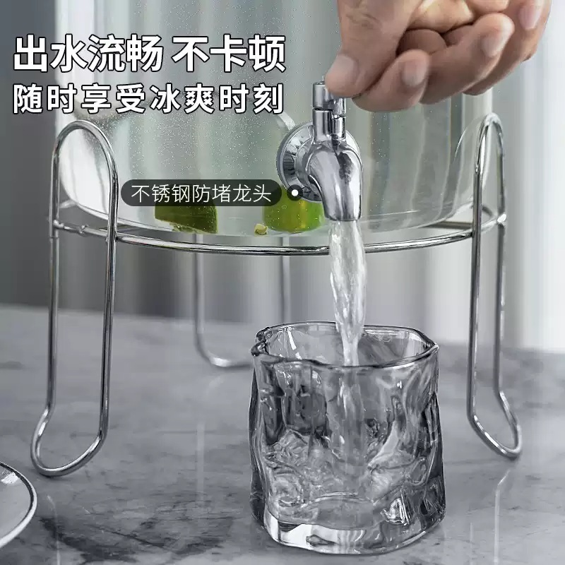 음료디스펜서 보관 냉장고정리 내열유리 냉장고 정리 쥬스 용기 워터 캔음료 - 상세 이미지 3