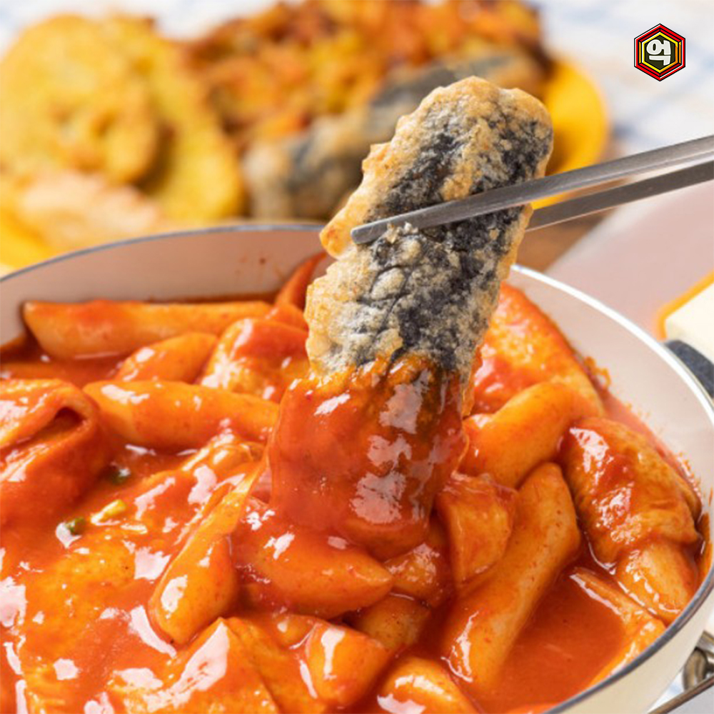 밀떡 떡볶이 + 모듬튀김 (어묵포함) - 상품 이미지