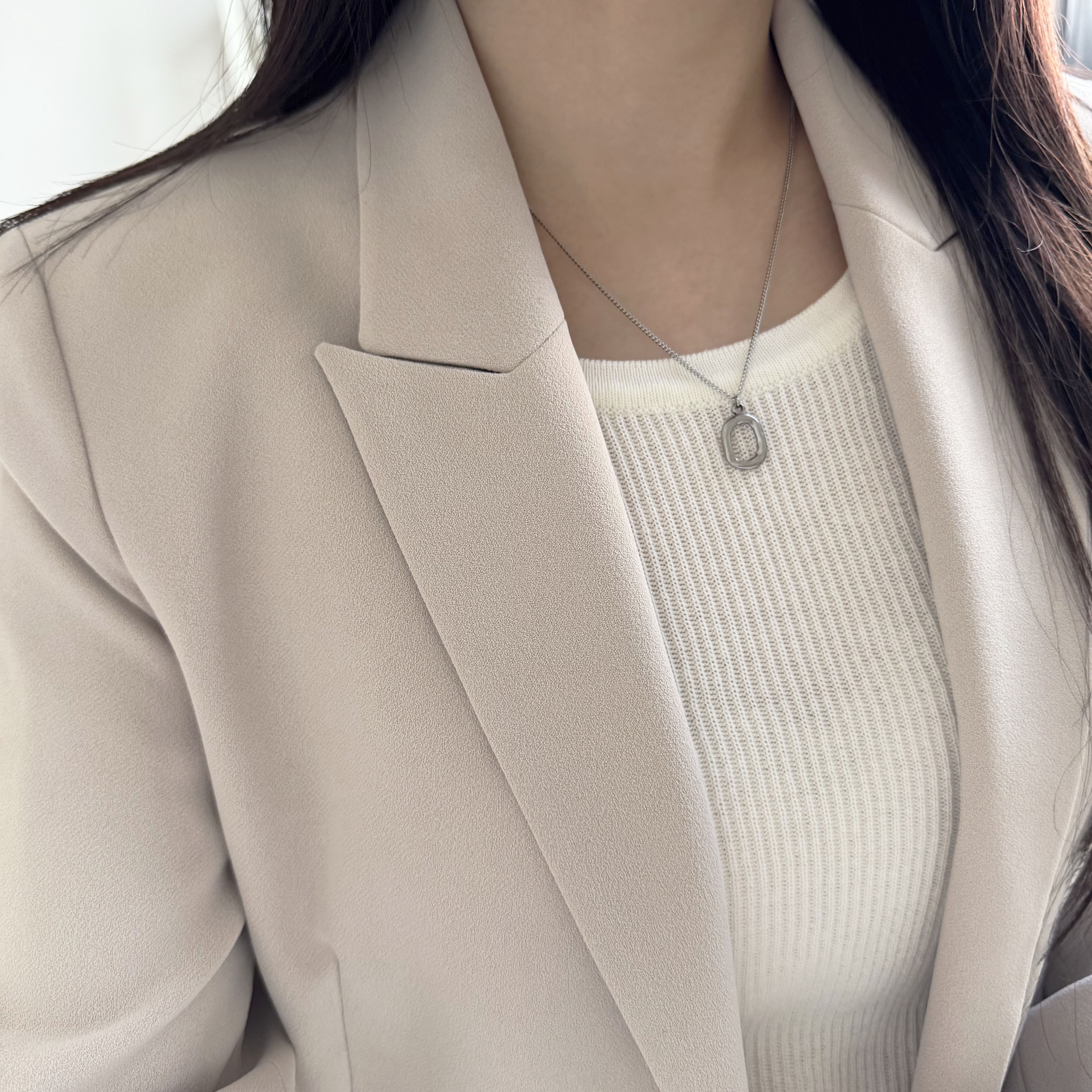 made 써지컬 볼드 라운드 스퀘어 목걸이 상세 이미지 13