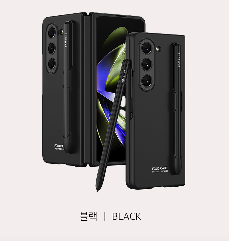 갤럭시 Z폴드 케이스 S펜 수납 슬림 블루그린, 갤럭시Z 폴드5 - 상세 이미지 2