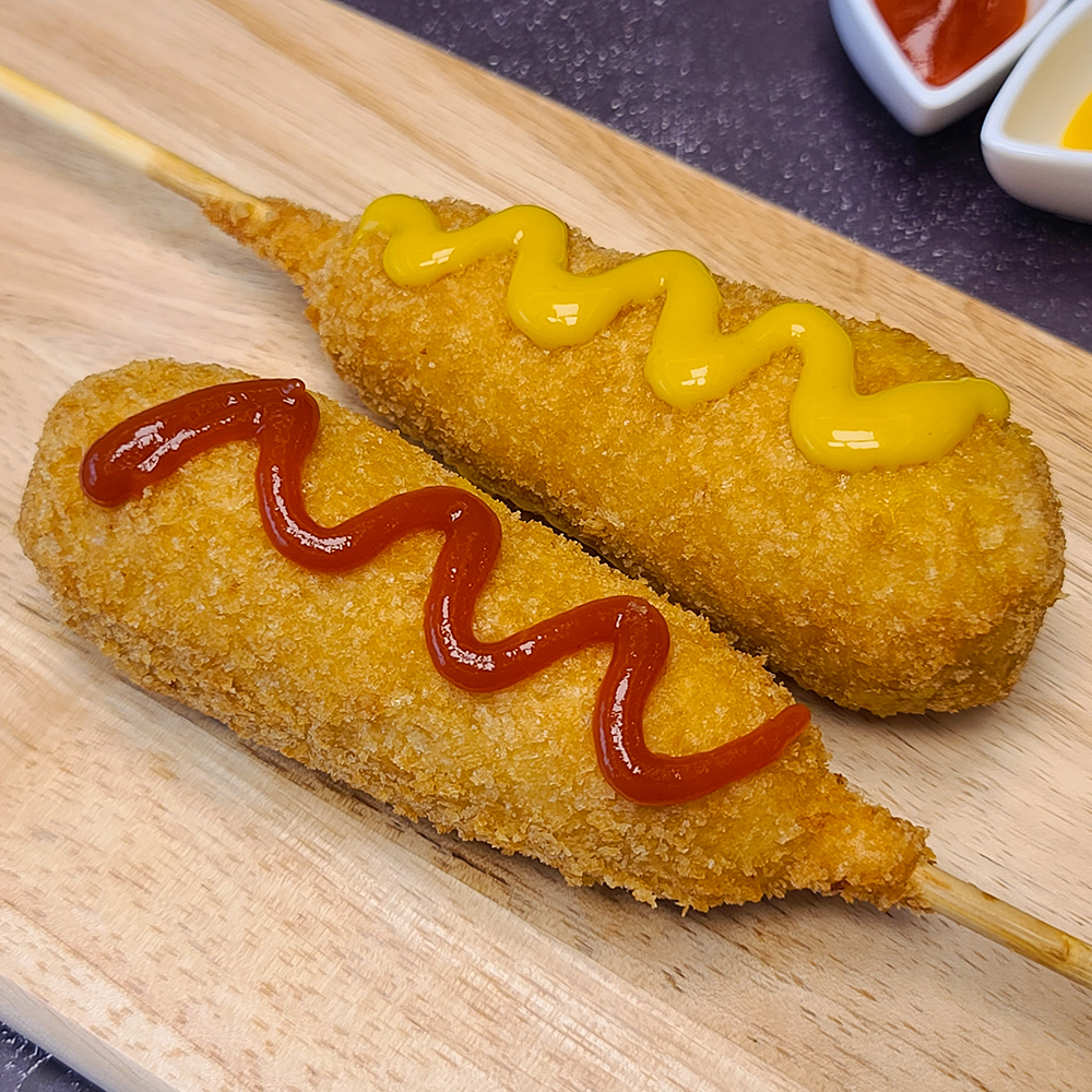 델리 치즈핫도그 PC방핫도그 업소용대용량 푸드트럭 학원행사 1박스 모짜렐라치즈, 450g, 10개 - 상세 이미지 2