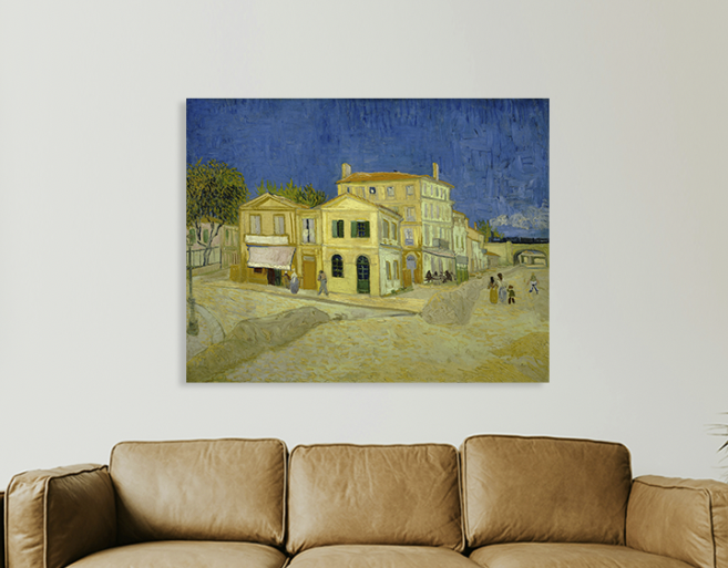캔버스 아크릴액자 명화 고흐 노란 집 The Yellow House 지클리 파인아트 프린트 이미지 6