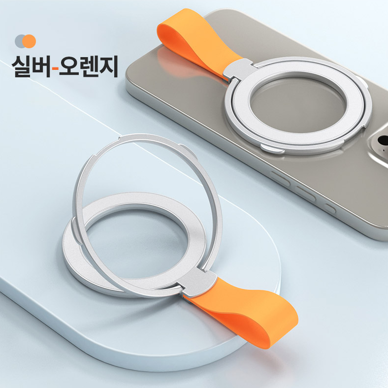 스트랩 맥세이프 핑거링 초강력 자석그립 톡홀더 탈부착 마그네틱 스마트톡 고리 - 상세 이미지 4