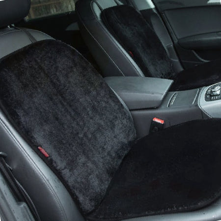 겨울철 차량용 발열시트 운전석 조수석 롱패딩 쿠션감 보온 온열 사계절 블랙
