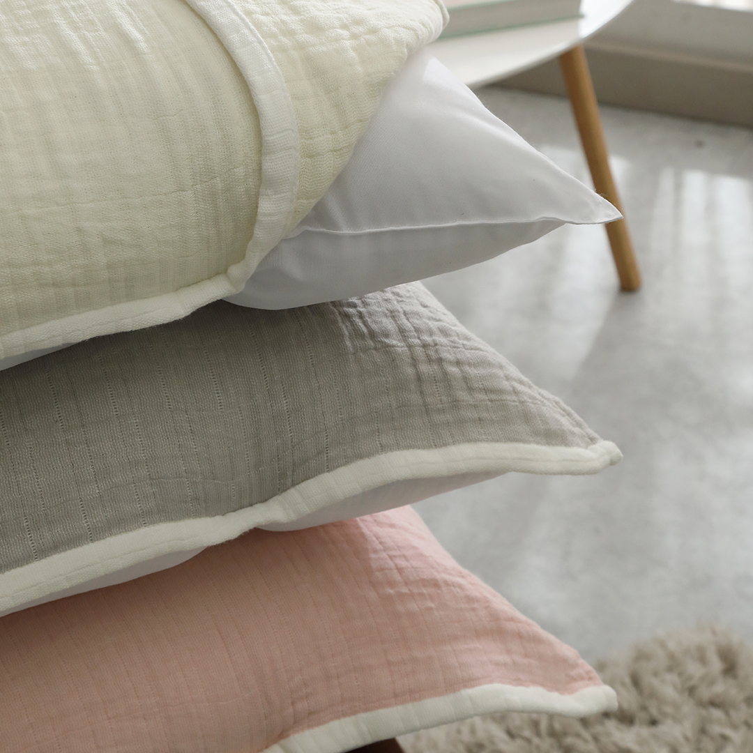 순면 거즈 밴딩 베개 수건 덮개 베갯잇 휴대용 배게 커버 5070