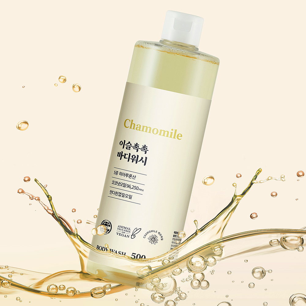 라라스노우 천연 향좋은 대용량 올인원 바디워시 500ml 고보습 캐스틸솝 등드름없애는법 - 메인 이미지