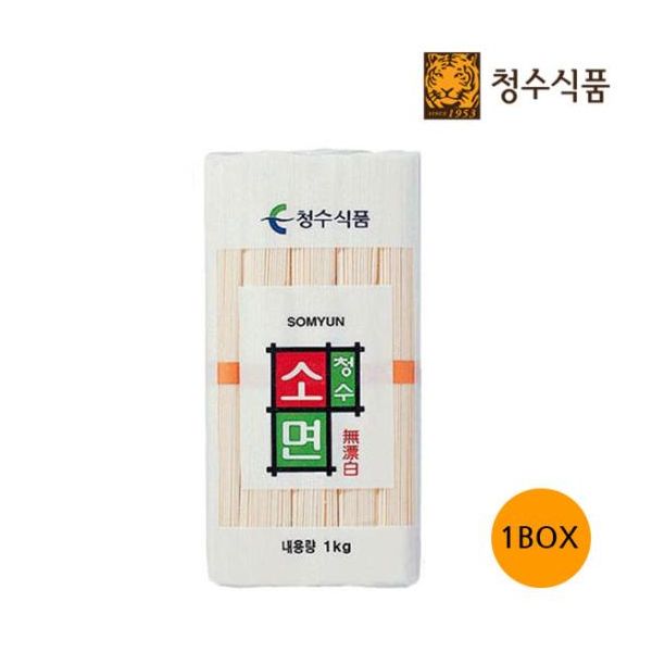 와이지유통 청수식품 청수 소면 10인분결속 1kg x 10봉 : 와이지유통