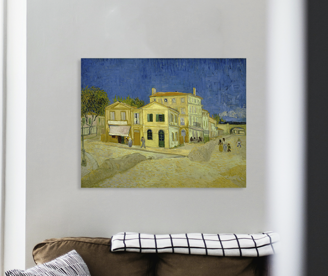 캔버스 아크릴액자 명화 고흐 노란 집 The Yellow House 지클리 파인아트 프린트 - 상세 이미지 5