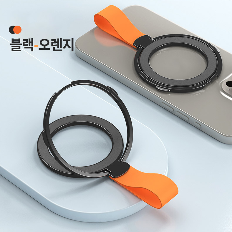스트랩 맥세이프 핑거링 초강력 자석그립 톡홀더 탈부착 마그네틱 스마트톡 고리 이미지 7