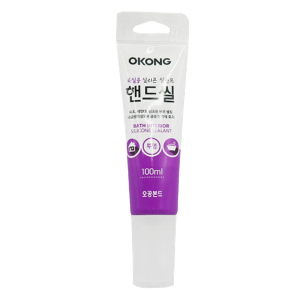 화장실용 실란트 투명 튜브형 타일 실리콘 무색 욕실 씰링제 100ml 욕조 세면대 씰링