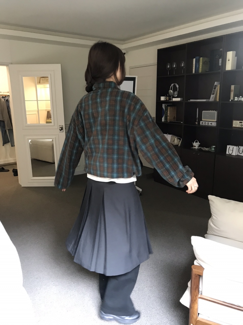 [S-M] 뮤어 볼드 플리츠 미디 스커트 2colors 상세 이미지 77