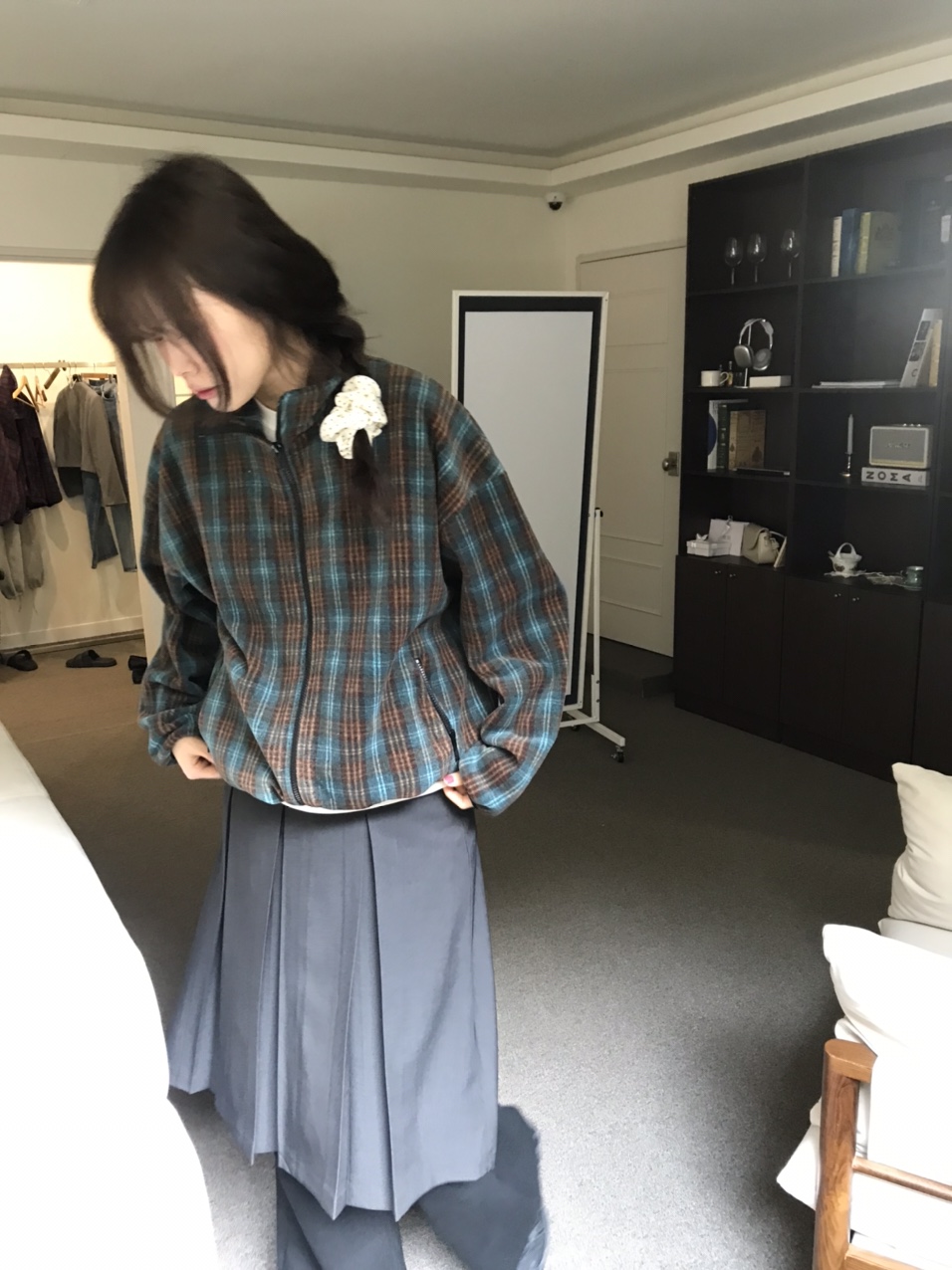 [S-M] 뮤어 볼드 플리츠 미디 스커트 2colors 상세 이미지 81