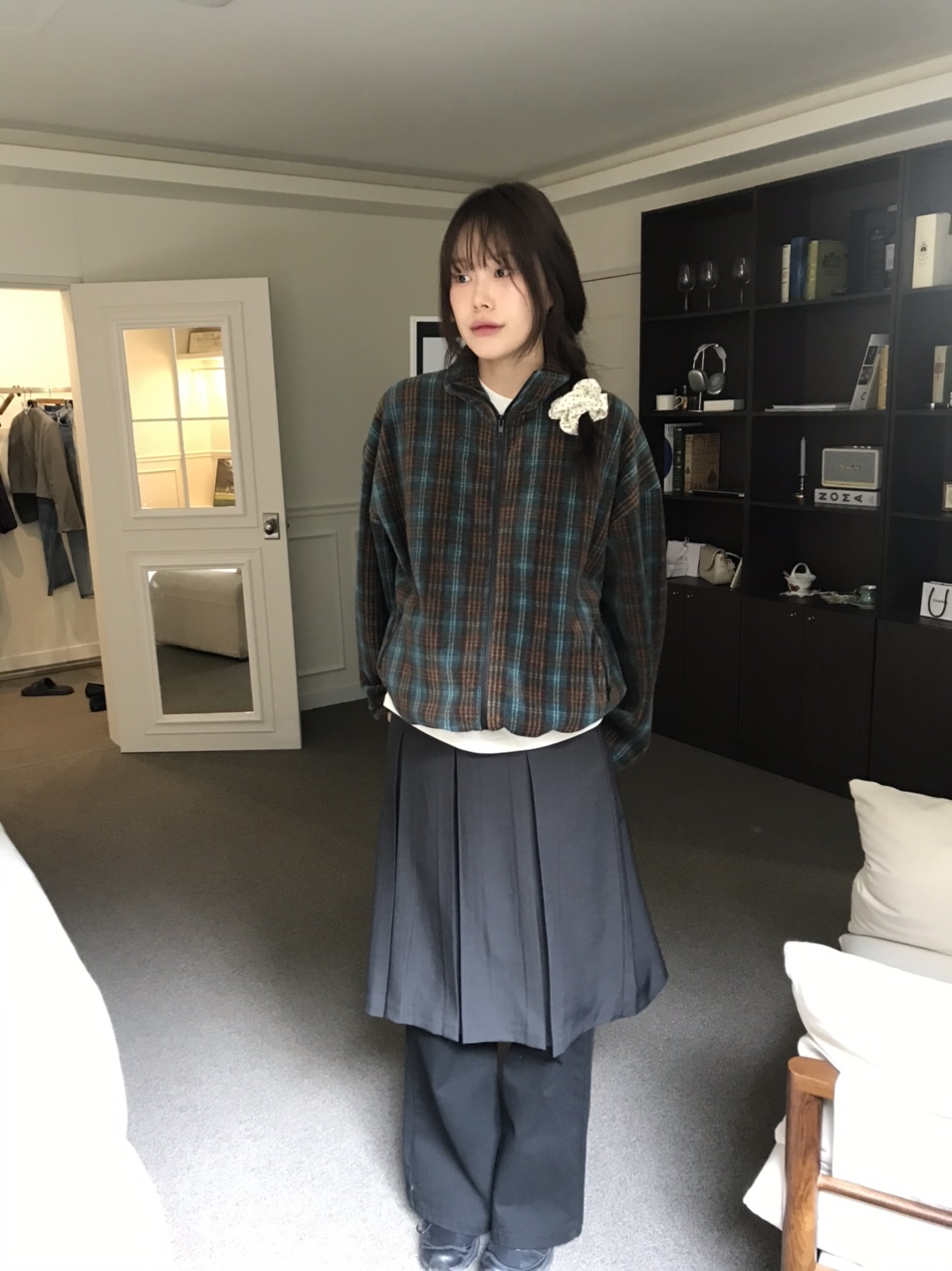 [S-M] 뮤어 볼드 플리츠 미디 스커트 2colors 상세 이미지 78