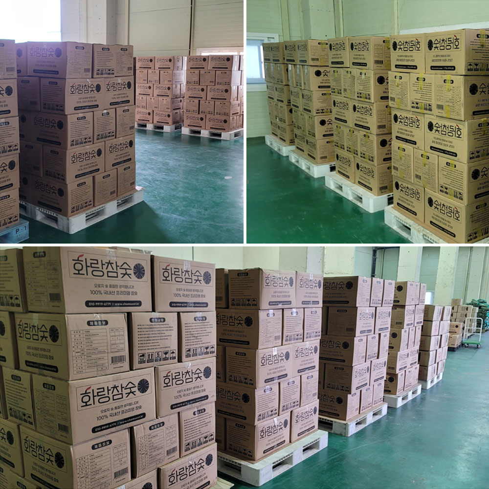 화랑 개별포장 국산참숯 백탄 MS사이즈 바베큐 펜션 캠핑용 소분포장 8kg, 1개 이미지 7