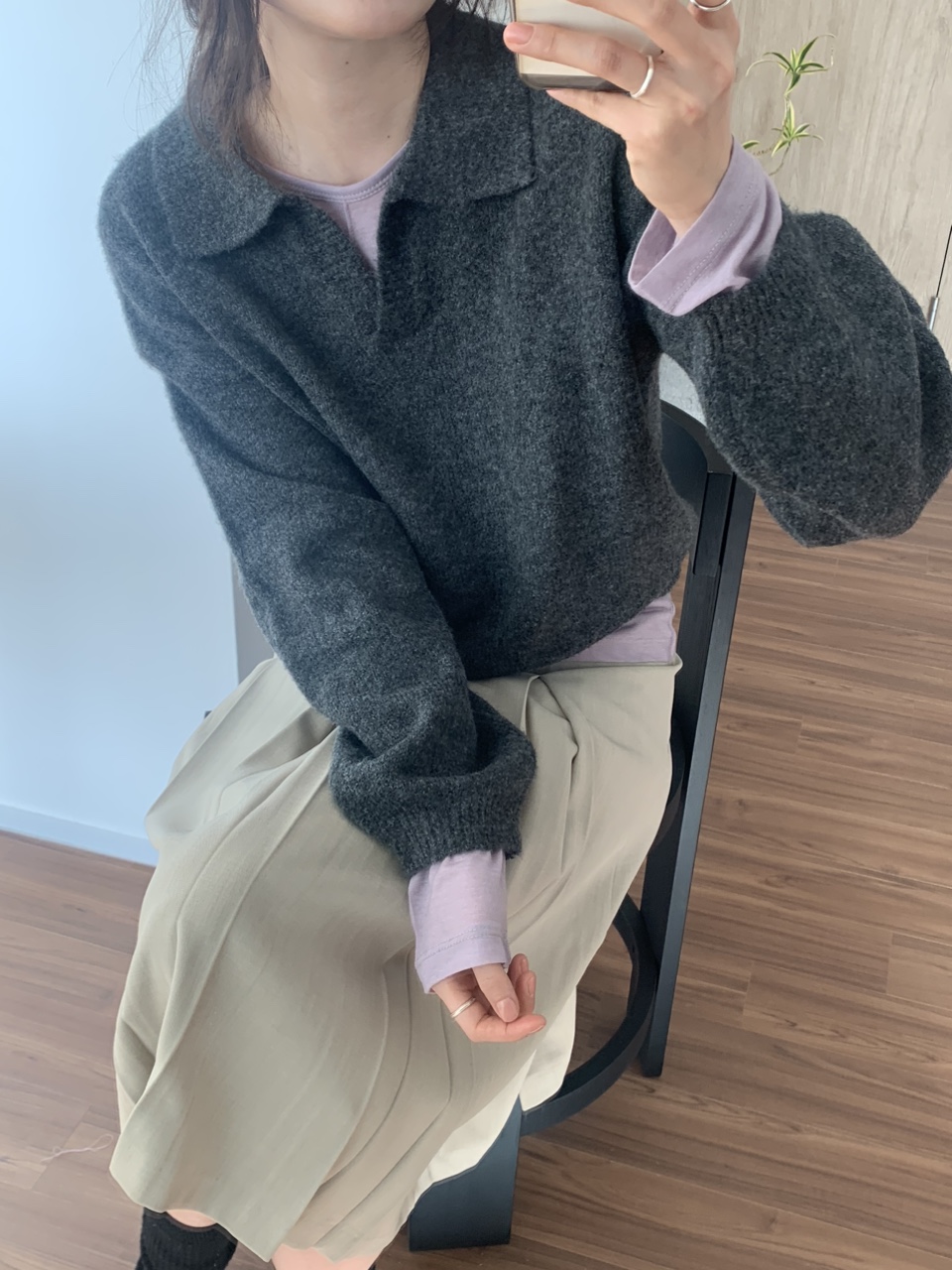 [S-M] 뮤어 볼드 플리츠 미디 스커트 2colors 상세 이미지 37