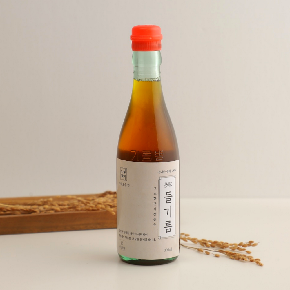 [직접 만든] 다미네 저온압착 국산들기름 300ml, 1개 - 상세 이미지 2