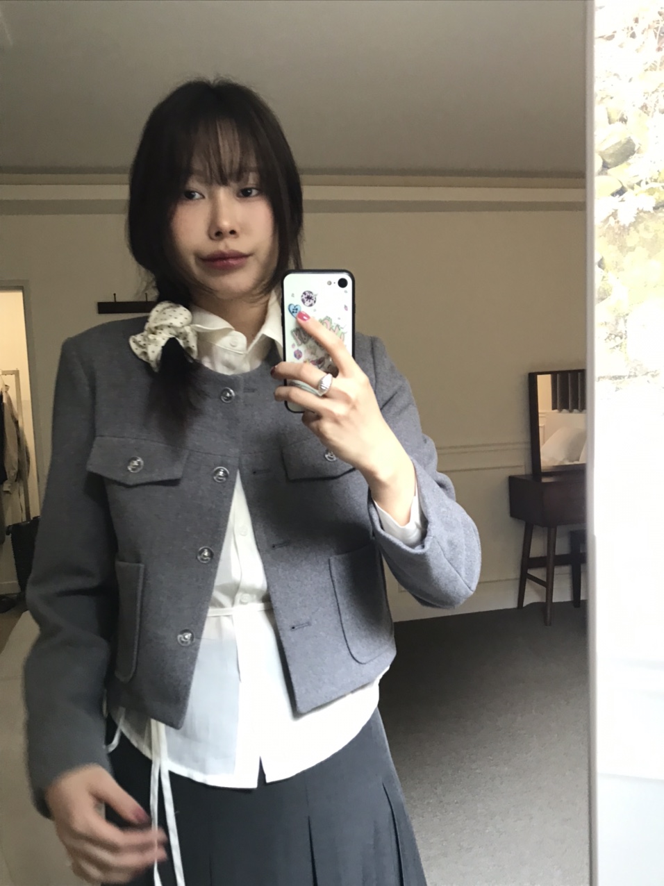 [S-M] 뮤어 볼드 플리츠 미디 스커트 2colors 상세 이미지 54