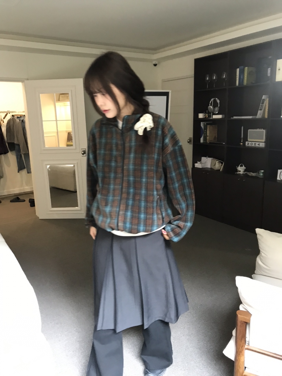 [S-M] 뮤어 볼드 플리츠 미디 스커트 2colors 상세 이미지 80