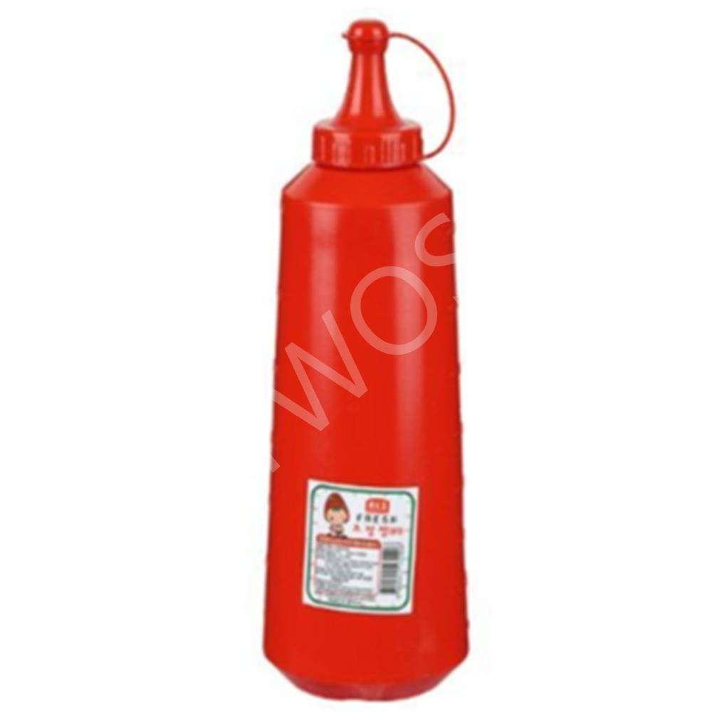 닐투샵 수산집 빨간 초장병 왕대 700ml 소스 용기 : 닐투샵