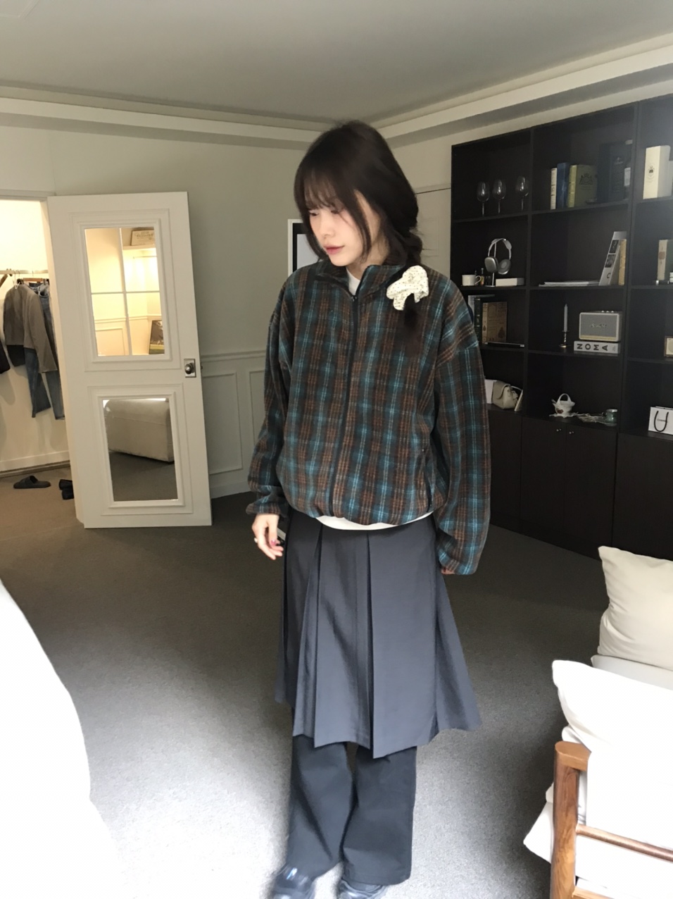 [S-M] 뮤어 볼드 플리츠 미디 스커트 2colors 상세 이미지 79