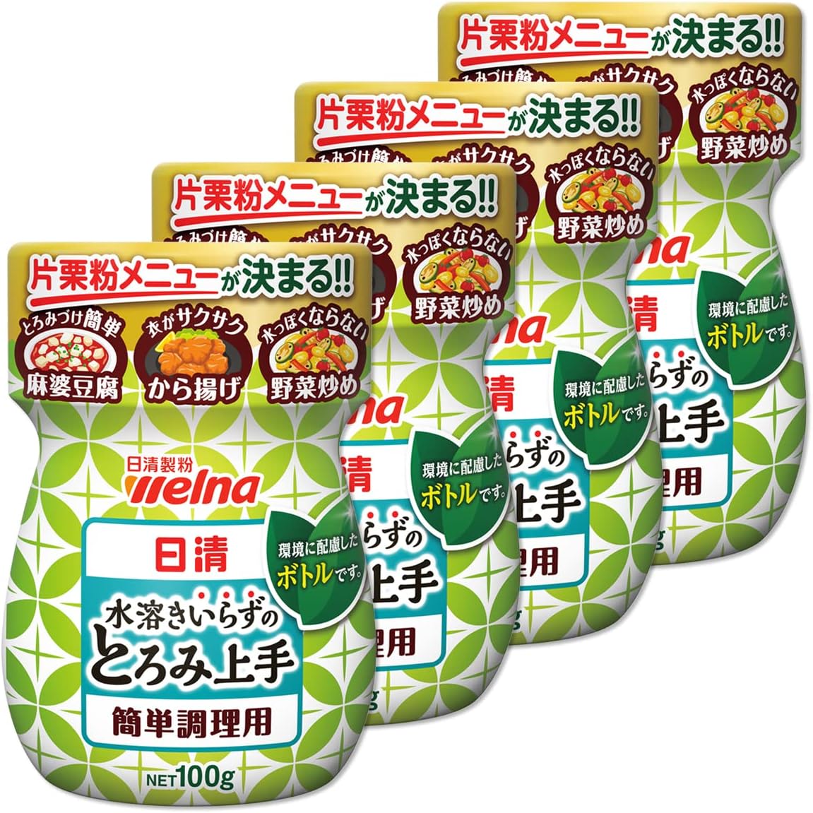 닛신 물이 필요없는 전분 100g 4개세트