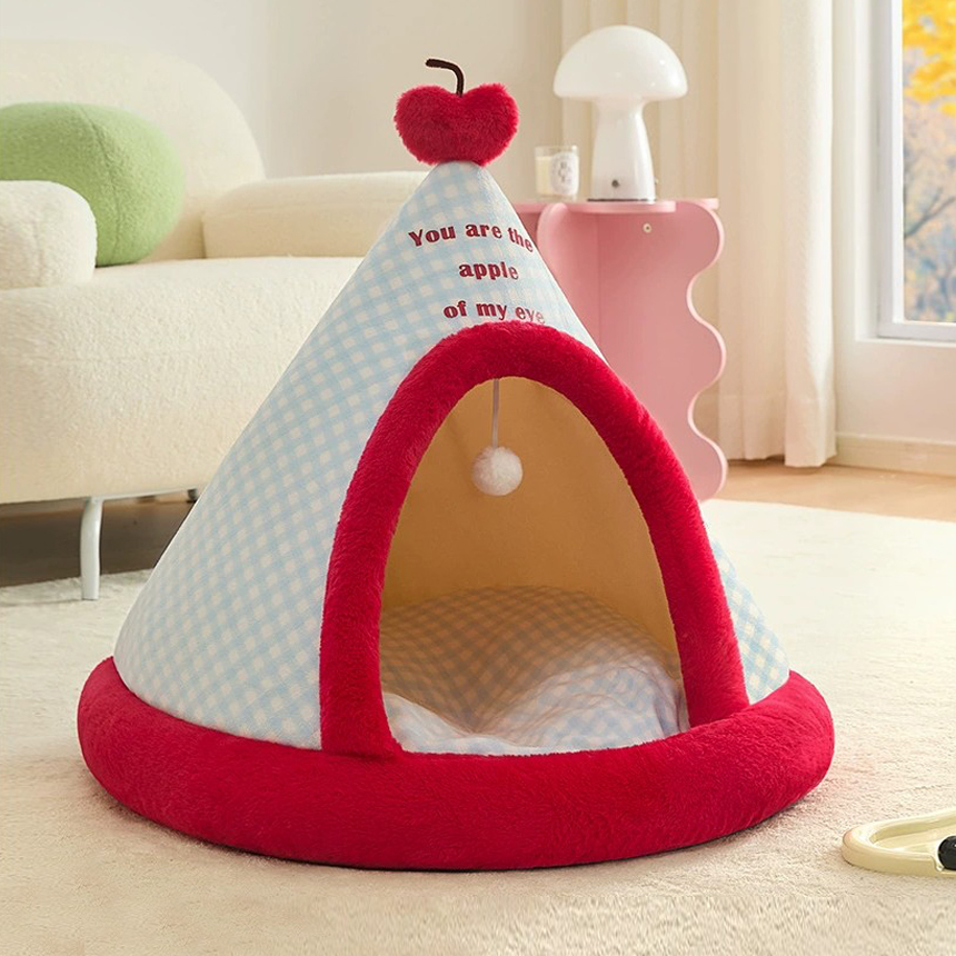 강아지 고양이집 숨숨집 겨울 동굴 하우스