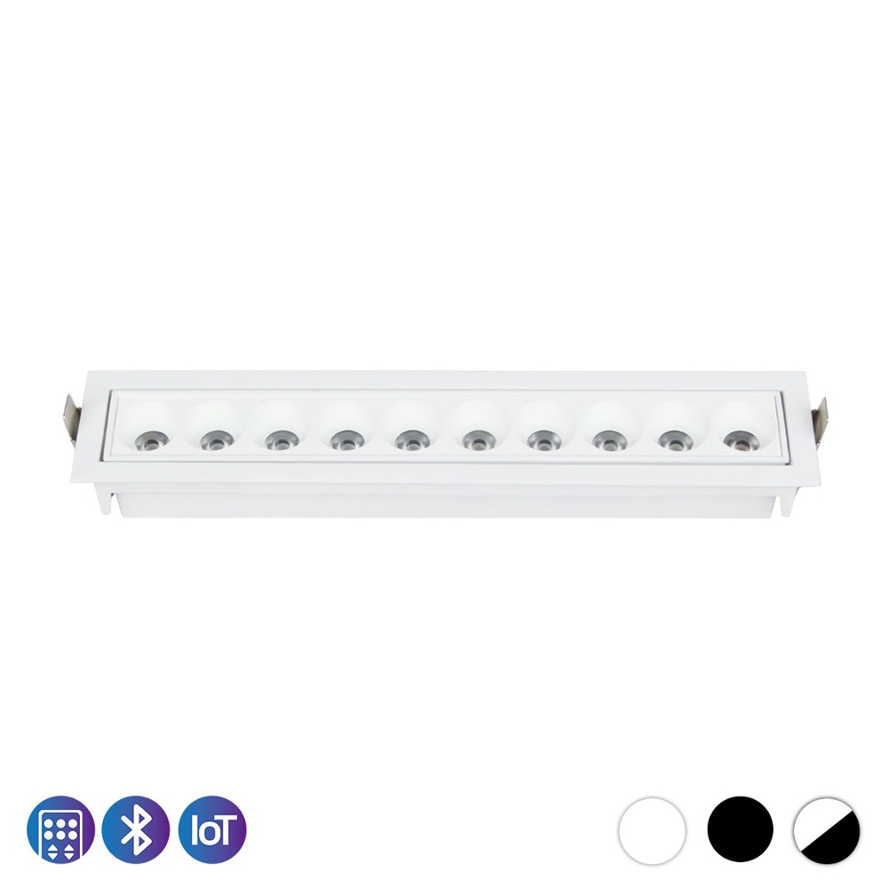 LED 에코 데코 리모컨 디밍 멀티 매입등 10구 20W IoT 플리커프리 - 상세 이미지 2