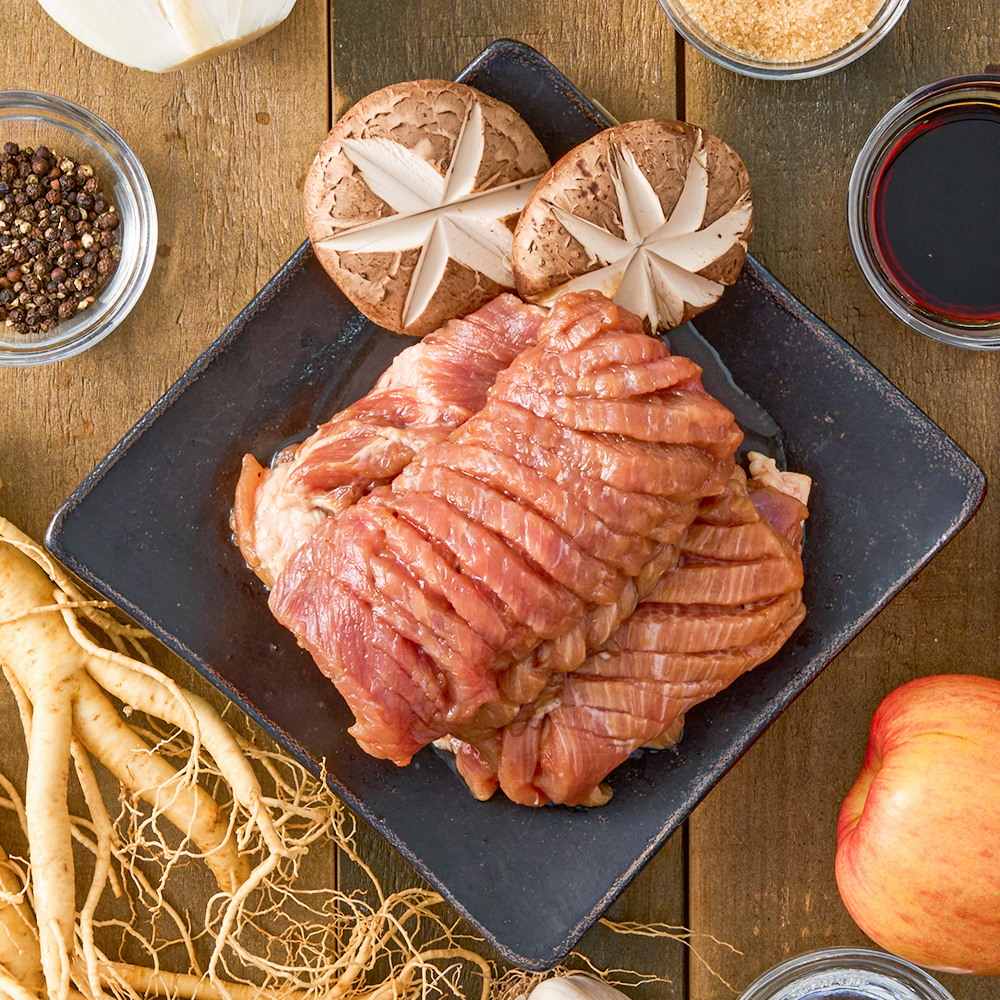 복순네고깃간 인삼 양념 목살갈비 1kg